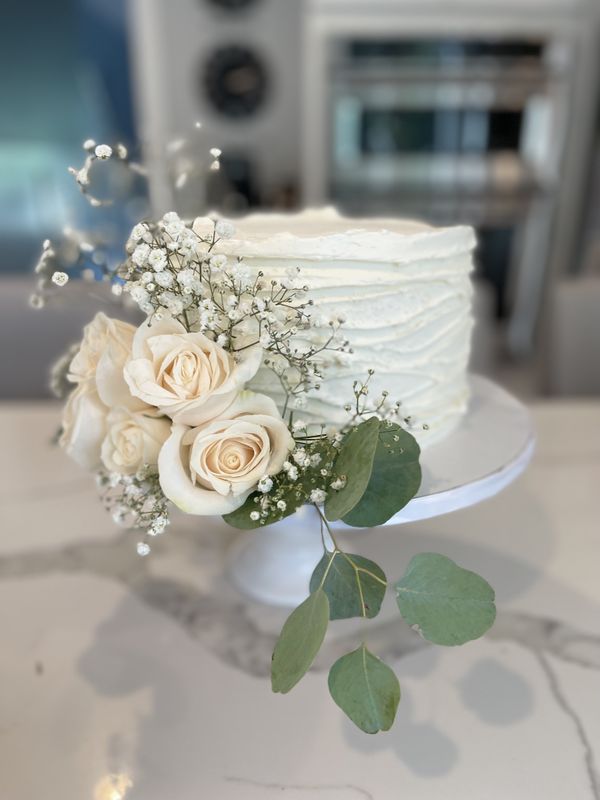 White Buttercream Cake